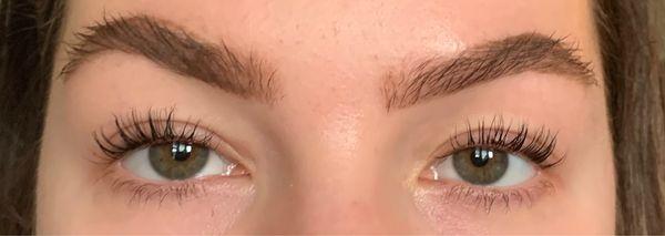 lash lift and tint