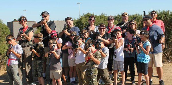 The Crew is Ready for some serious Laser Tag!