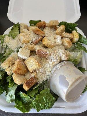 Caesar Salad has the most delicious dressing