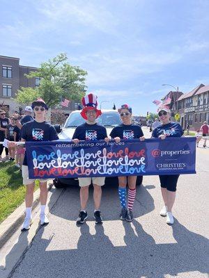 Marching with The Tinder Home Team