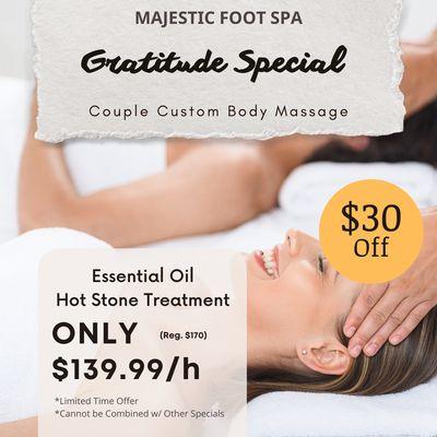 Majestic Foot Spa
 7331 E 116th St, Fishers, IN 46038
 Call us at 317-595-9888