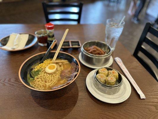 Spicy Miso. Chicken feet. Pork & Seafood dumplings.