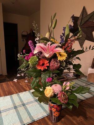 Beautiful Anniversary bouquet of flowers