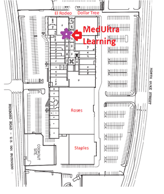 Location of the MedUltra Learning Classroom