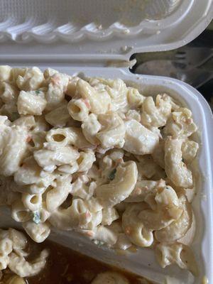 Mushy Mac salad.