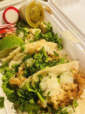 Chicken tacos