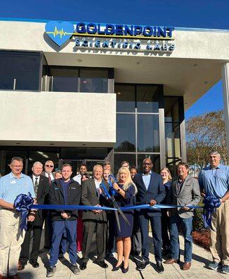 Ribbon cutting ceremony for our new location!