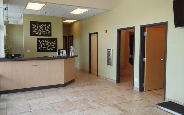 Waiting Room at Oakhurst Animal Clinic.