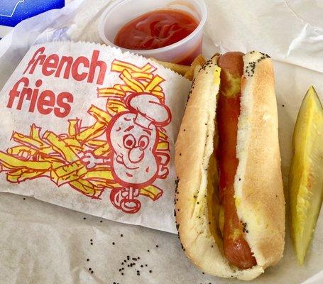 Hot Dog & Fries - tasty!!