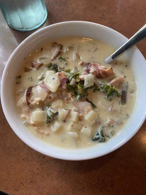 A Saturday special item Zuppa Toscana soup