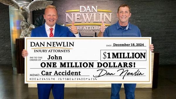 At Dan Newlin Injury Attorneys we fight to win big for our clients. Billions Won!!! In a Wreck and Need a Check? Call (407) 888-8000.