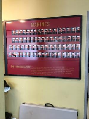 Marines who completed the transformation from first walking into our office and achieving their dream of becoming a United States Marine.