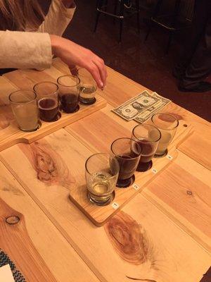 $8 flights of 4 different meads :)