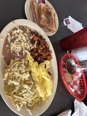 Chilaquiles with Eggs Plate