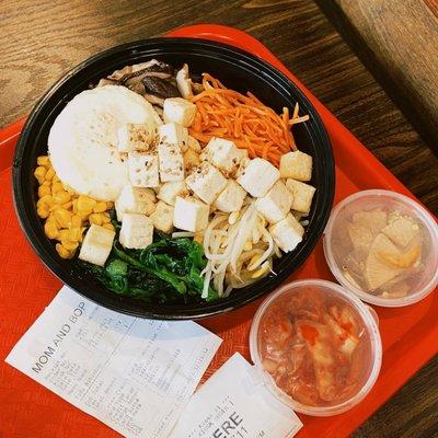 Tofu Bibimbap $12.95