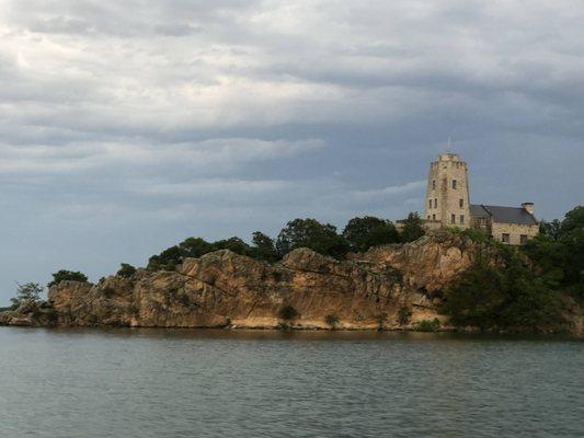 Great view of Tucker Tower on Lake Murray