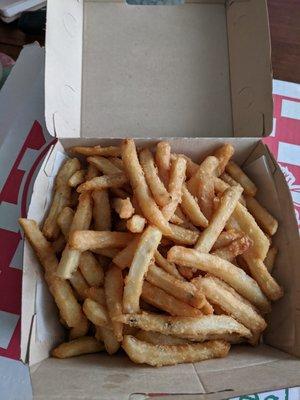 Hot and crispy fries