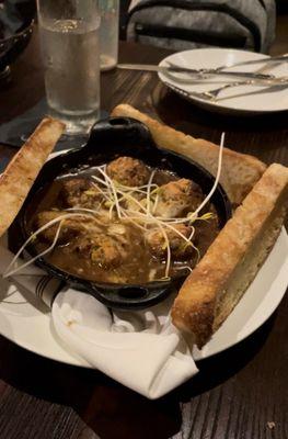 Chicken Marsala bites