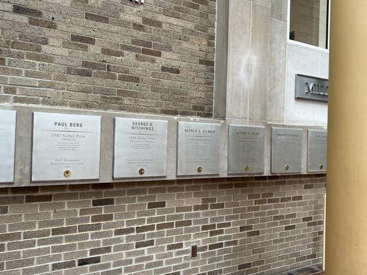 Wall of Nobel Laureates