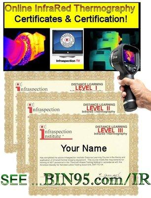 Online Infrared thermogography training https://bin95.com/thermographer/infrared-thermography-training.htm