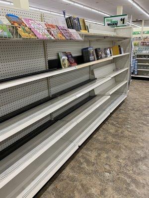 Shelves not stocked....seriously?