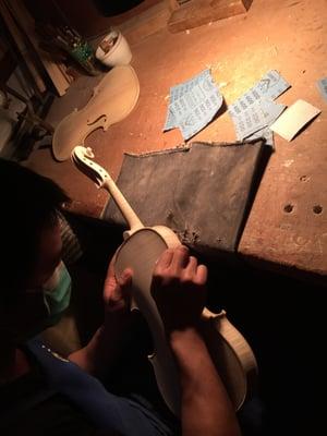 Our factories hand make instruments.