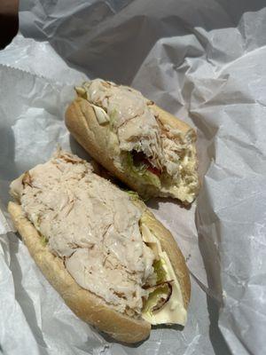 Turkey and cheese sub