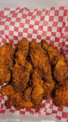 Chicken tenders, good and spicy!