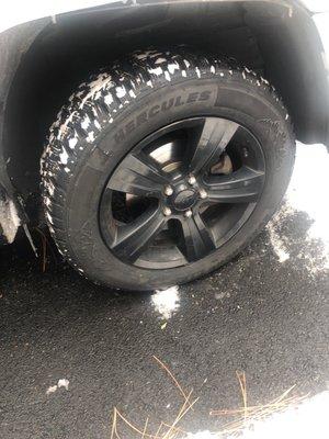 New snow tires