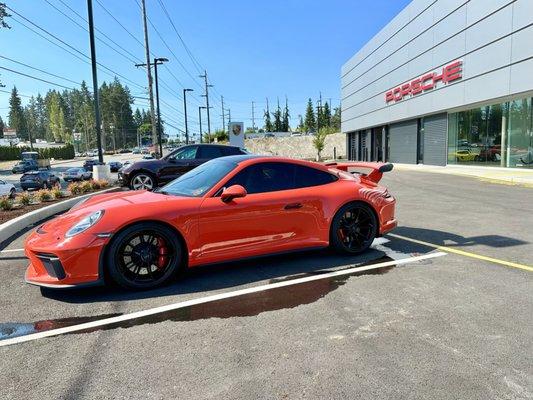 Porsche 911 GT3 at Porsche Seattle North