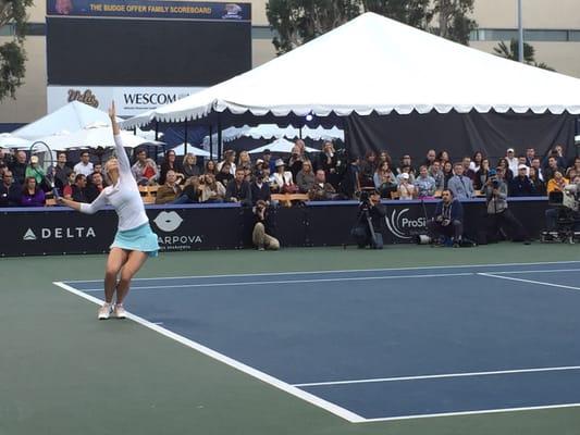 Maria Sharapova Serving