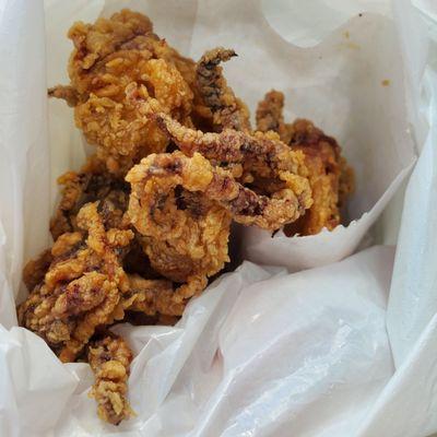 Side order of Fried Squid $3.50.