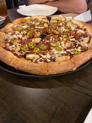 Rafael's BBQ Chicken Pizza