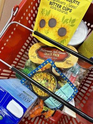 shopping basket of goodies