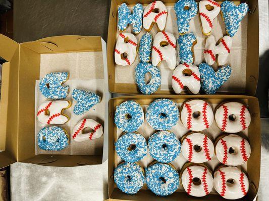 Birthday donuts