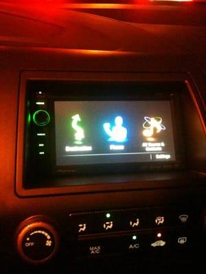 Pioneer x940bt in a civic coupe 2010