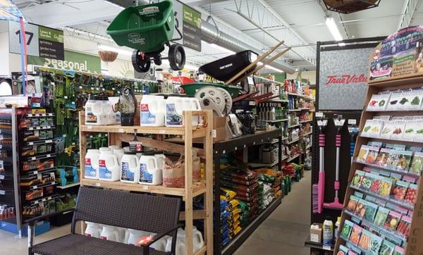 Lawn & Garden Aisle within Penn Lake True Value in Bloomington, MN