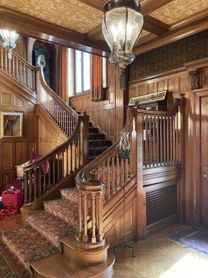 Grand staircase perfectly preserved for almost 100 years