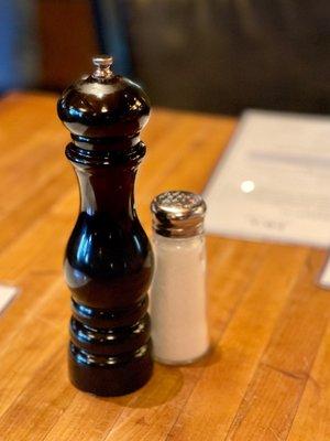 They serve salt and pepper!