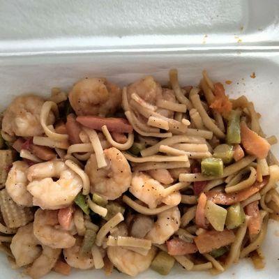 Stir fry shrimp