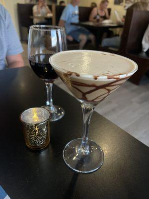 Expresso martini - drink and dessert it one.  It was delicious!