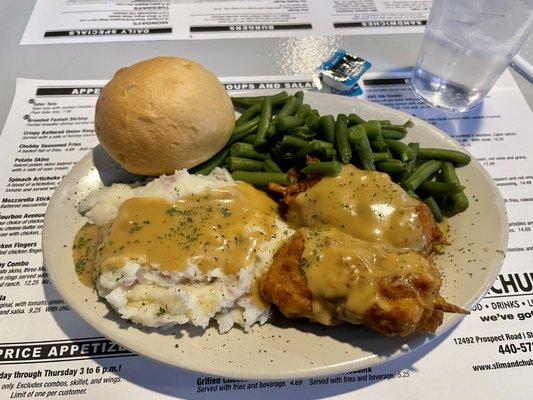 Homemade City Chicken! If this is on the menu, you gotta try it! Very tasty