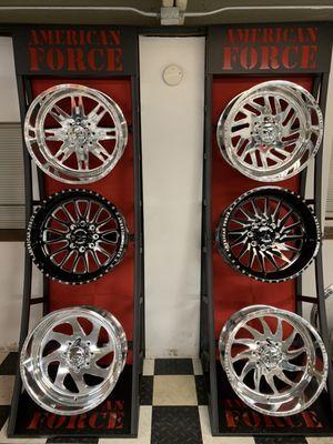 Nobody sell more American force wheels than us, averaging over 80 units a week. Made in the USA and custom built