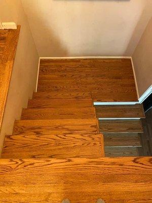 Fresh Stair Refinish