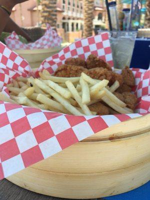 Chicken tenders and fries