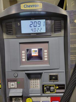 Pay at the pump not working