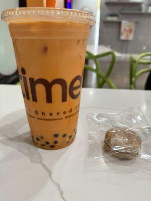 Thai Tea with boba