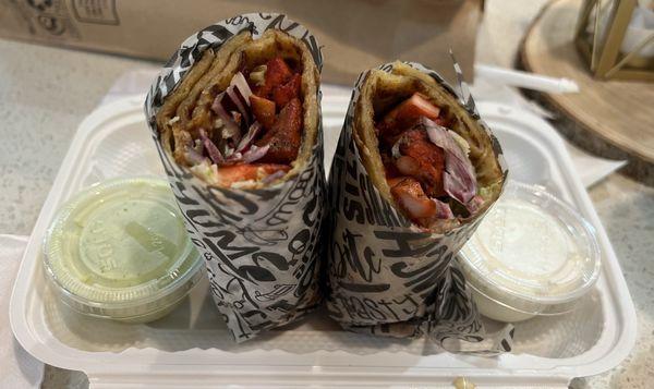 Chicken Tikka Paratha Roll