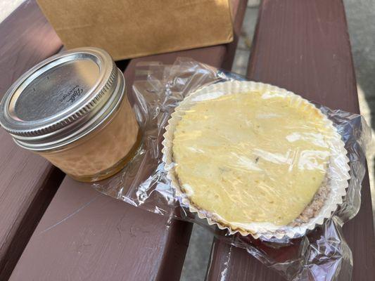 Pannak Cotta $6 and Key Like pie $5