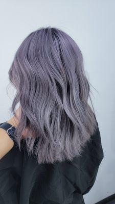 Violet frost hair